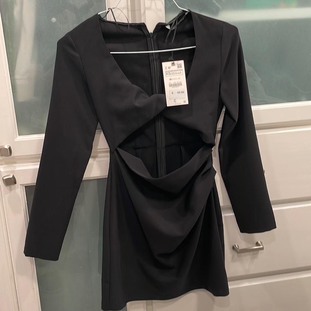 New Zara black blazer dress